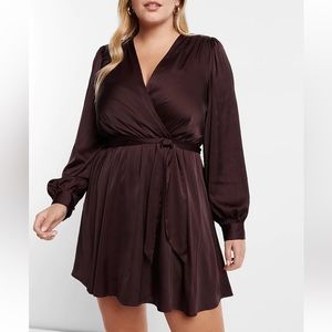 Express Satin Dress NWT